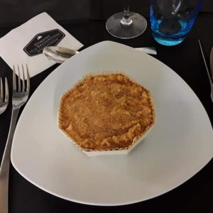 Cassolette de St- Jacques Gratinée aux Chorizo