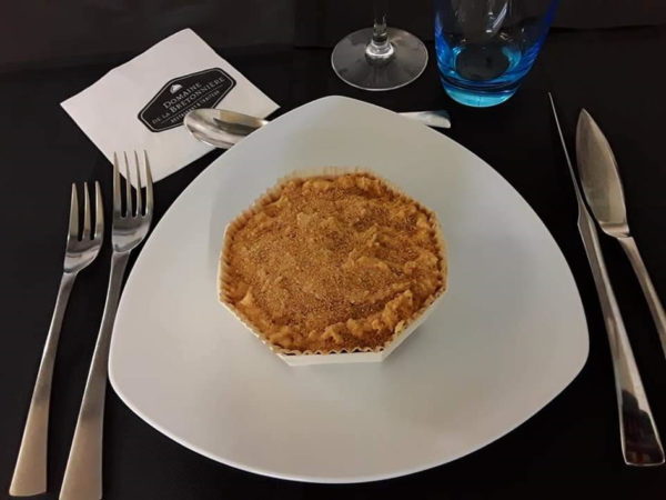 Cassolette de St- Jacques Gratinée aux Chorizo
